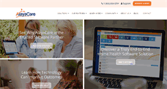 Desktop Screenshot of alayacare.com