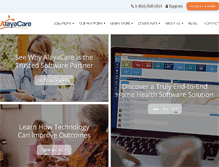 Tablet Screenshot of alayacare.com